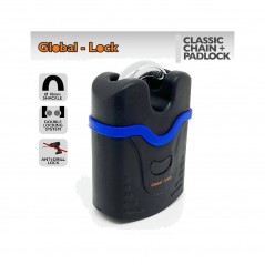GLOBAL-LOCK Anti-theft chain + padlock kit 10X10X1500 CLASSIC PAD 5726958