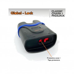 GLOBAL-LOCK Anti-theft chain + padlock kit 10X10X1500 CLASSIC PAD 5726958