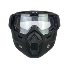 T.J. MARVIN Face mask goggles to wear with open jet helmets 6790140