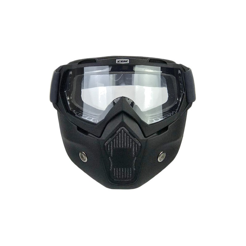 T.J. MARVIN Face mask goggles to wear with open jet helmets 6790140