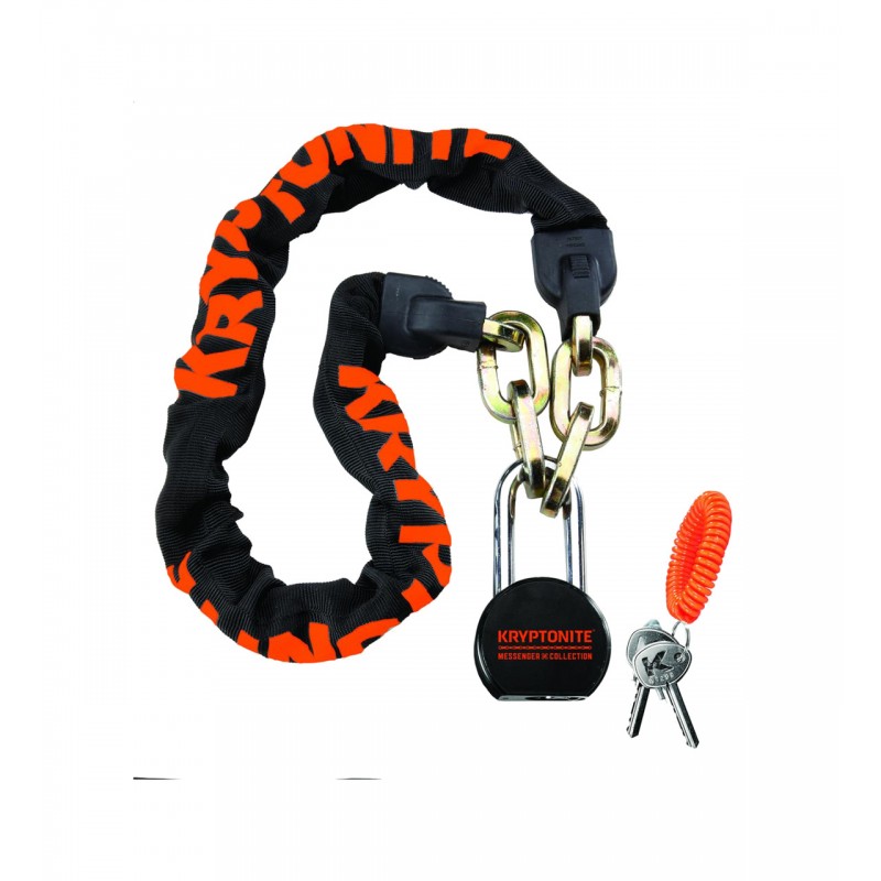 KRYPTONITE Anti-theft padlock chain + MESSENGER AND MOLLY (9,5X1000) 6910411