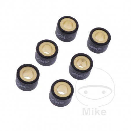 JMP Set of 6 variator rollers 12.1 G 18 X 14 MM 783.03.58