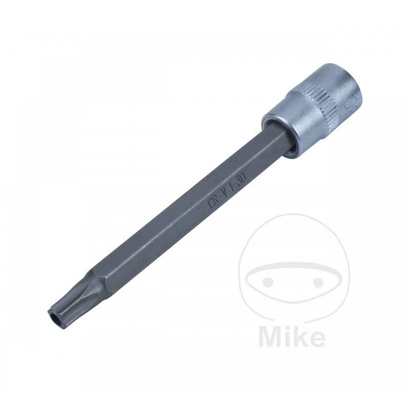 CONDOR Punta de destornillador torx con agujero 1/4 85 MM T30 605.07.84