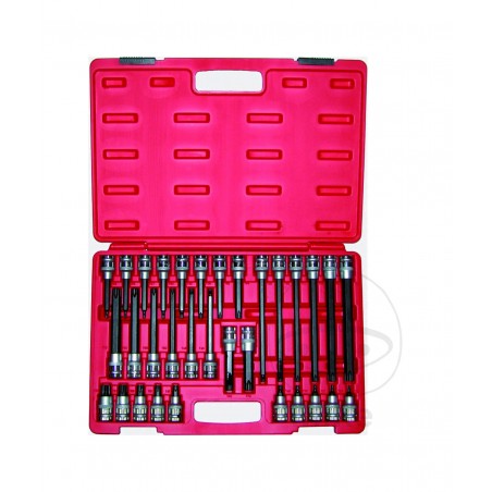 JMP Set of 32 torx screwdriver bits 1/2 605.11.55