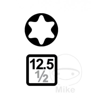 JMP Set of 32 torx screwdriver bits 1/2 605.11.55