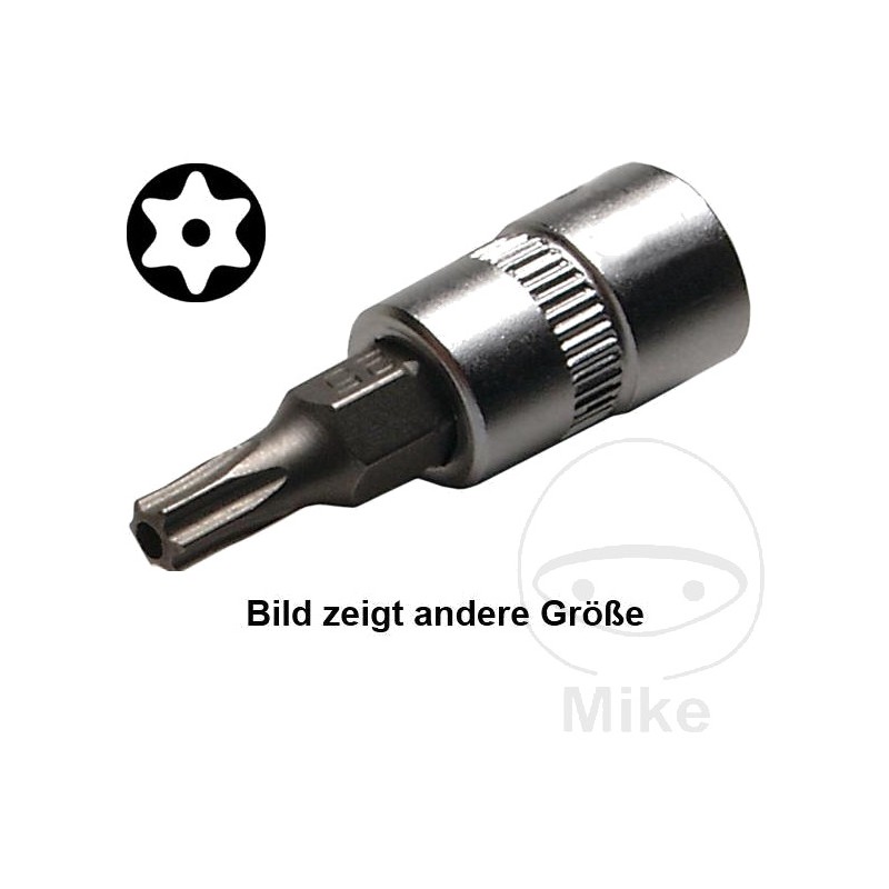 CONDOR Punta de destornillador torx con agujero 1/4 T9 605.34.90