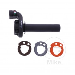 DOMINO Throttle grip + 4 cable holders KRK EVO 729.04.76