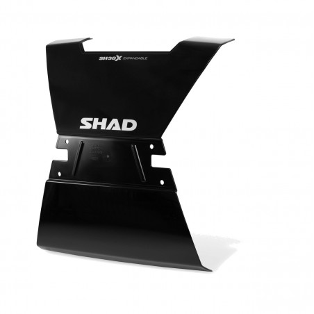 SHAD Tapas para maleras laterales COVER SH38X L/R BLACK METAL D1B38E21