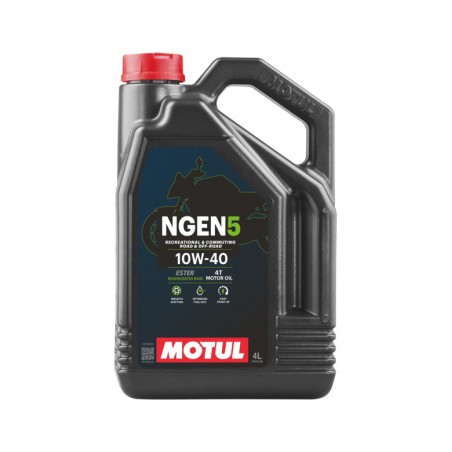 MOTUL Aceite lubricante motor moto NGEN 5 10W40 4T 4L (NEW 5100) 111830