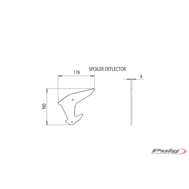 PUIG set of spoilers for 20832VAR