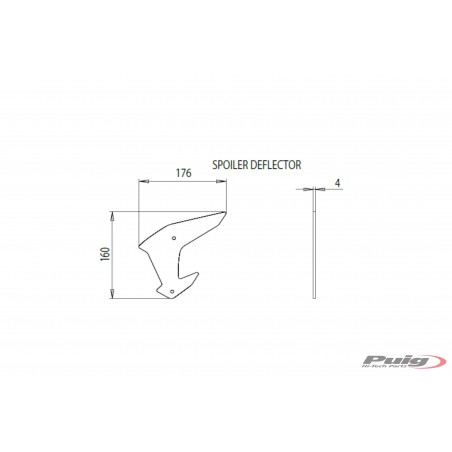 PUIG set of spoilers for 20832VAR