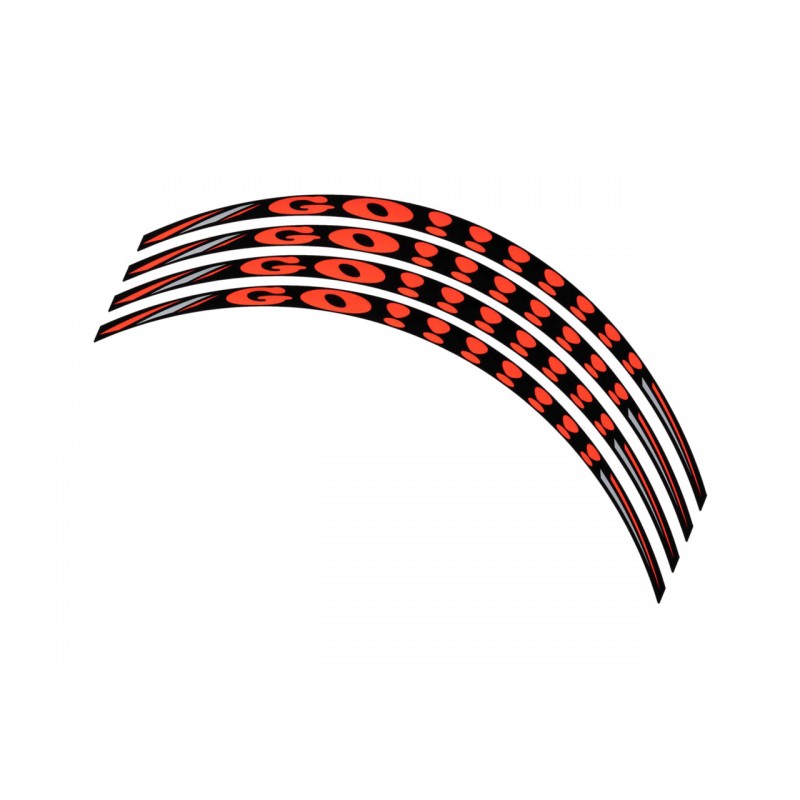 PUIG 4 Tiras arco adhesivos llantas vinilos pegatinas rueda GO 5129