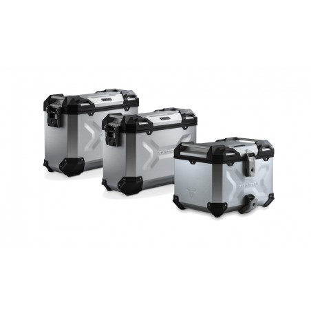 SW-MOTECH Set de equipaje, soporte acero inox ADVENTURE ADV05876751/S