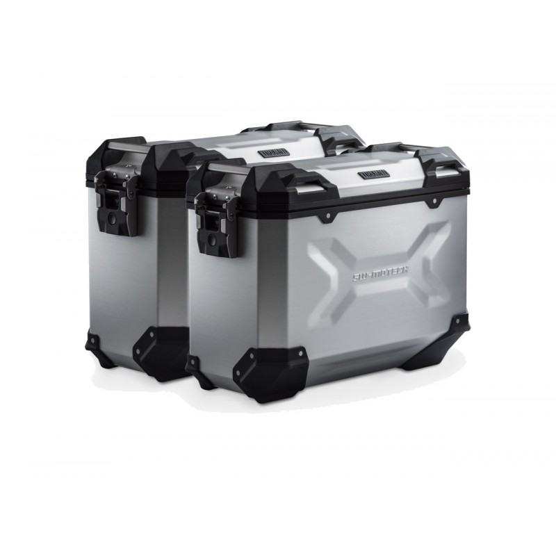 SW-MOTECH suitcase system 37/37 L TRAX ADV PLATEADO 4052572245286
