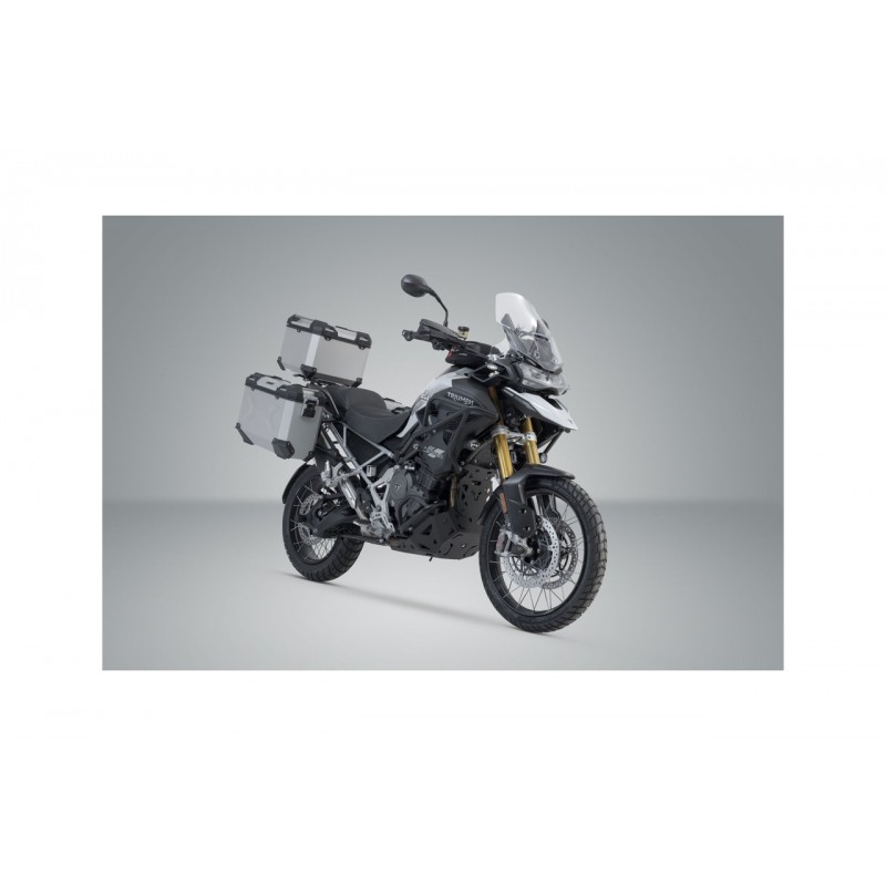 SW-MOTECH Set de equipaje, soporte acero inox ADVENTURE 4052572247556