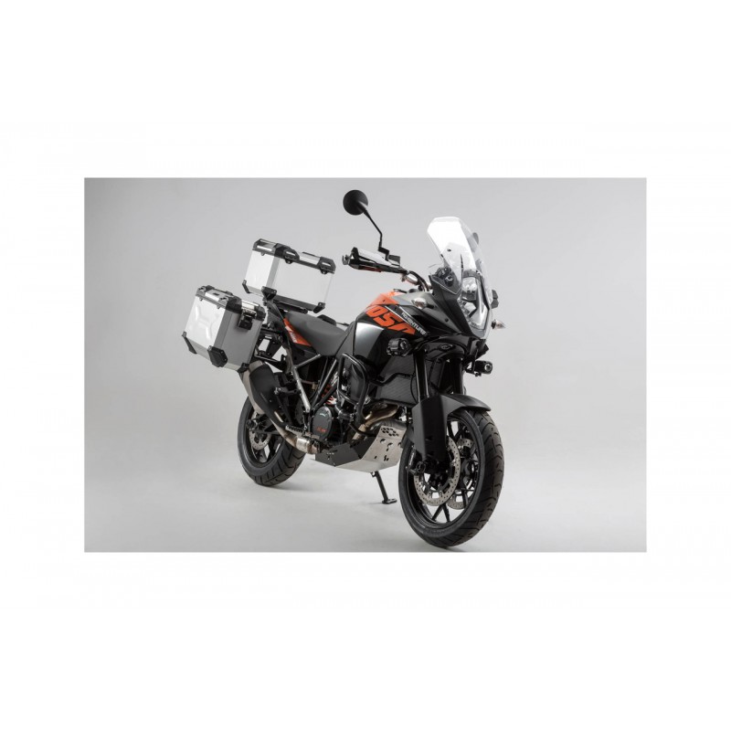 SW-MOTECH Luggage set, stainless steel support ADVENTURE ADV04333752/S