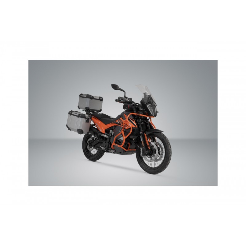 SW-MOTECH Set de equipaje, soporte acero inox ADVENTURE ADV04521751/S