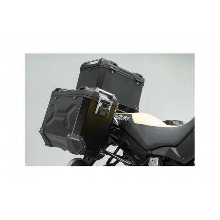 SW-MOTECH Set de equipaje, soporte acero inox ADVENTURE ADV05440751/B