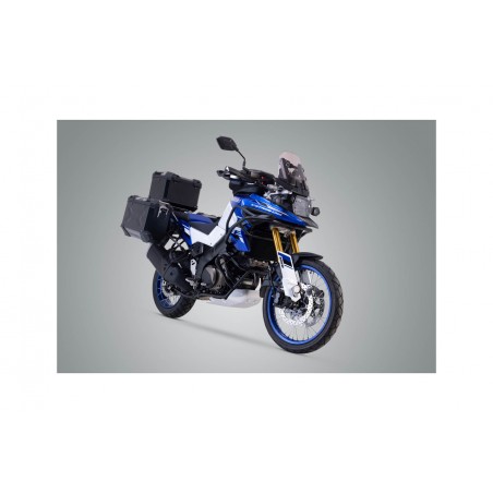 SW-MOTECH Luggage set, stainless steel support ADVENTURE ADV05936751/B