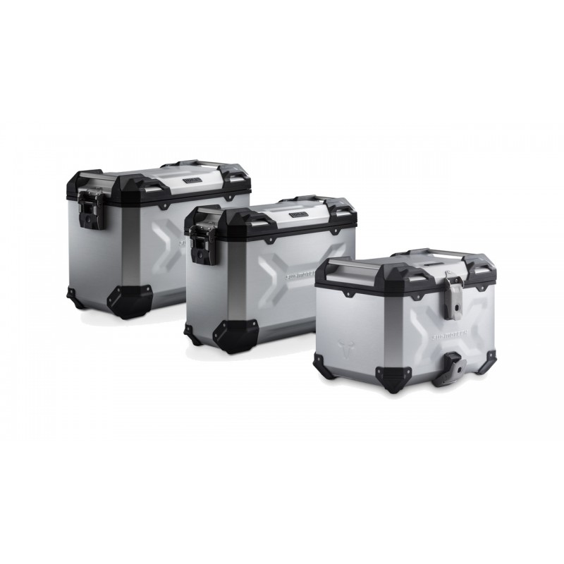 SW-MOTECH Set de equipaje, soporte acero inox ADVENTURE ADV05936751/S