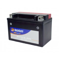 TECNIUM Maintenance-free motorcycle battery - high capacity and durability for your YTX9-BS / BTX9-BS 329805