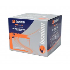 TECNIUM Maintenance-free motorcycle battery - high capacity and durability for your YTX9-BS / BTX9-BS 329805