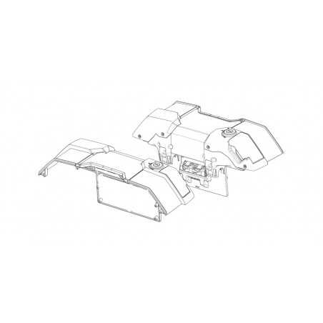 SHAD Recambio de marco maleta lateral L/R SH38X D1B38EMR