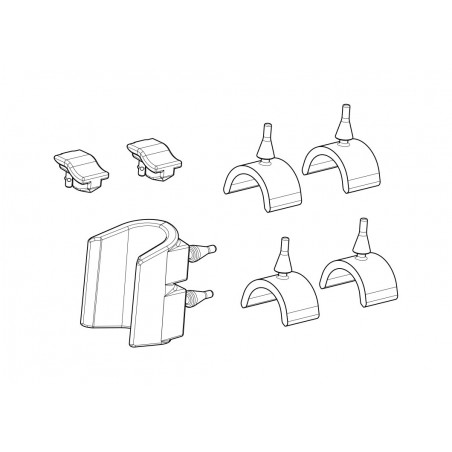 SHAD Gomas de recambio para maletas laterales SH38X BAUL D1B38GOR