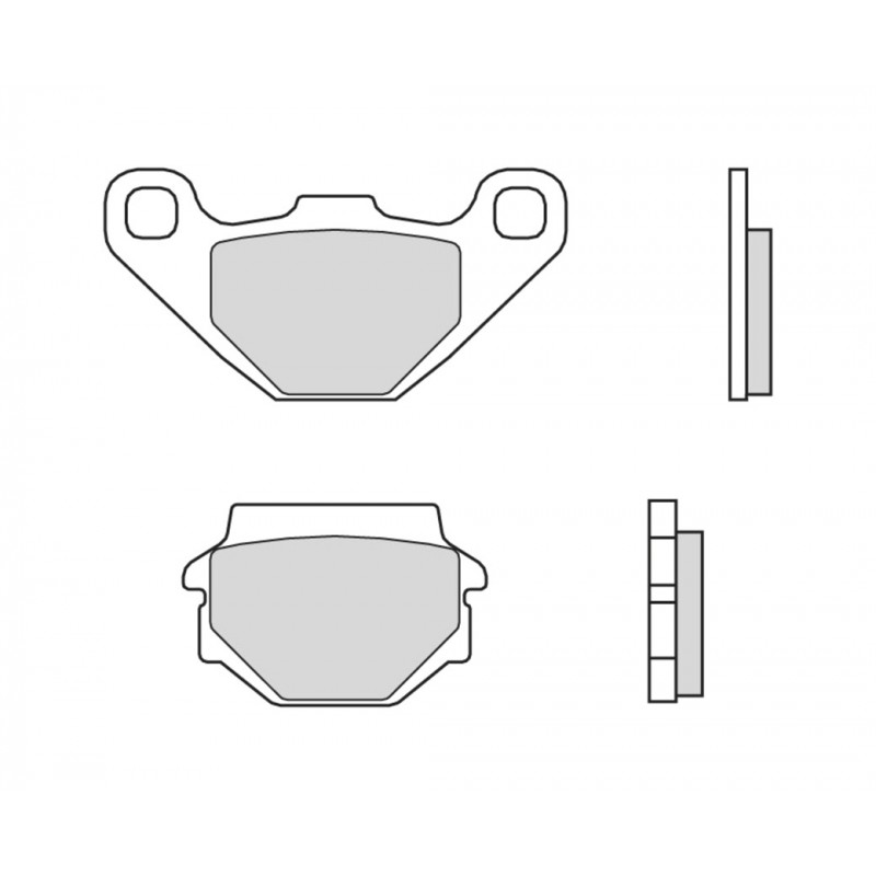Organic brake pads  07YA54CC