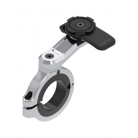 QUAD LOCK Soporte de smartphone para manillar en aluminio LARGO MANILLARES FATBAR / SPECIAL CUSTOM PRO CHROME AUMINIO 1126876