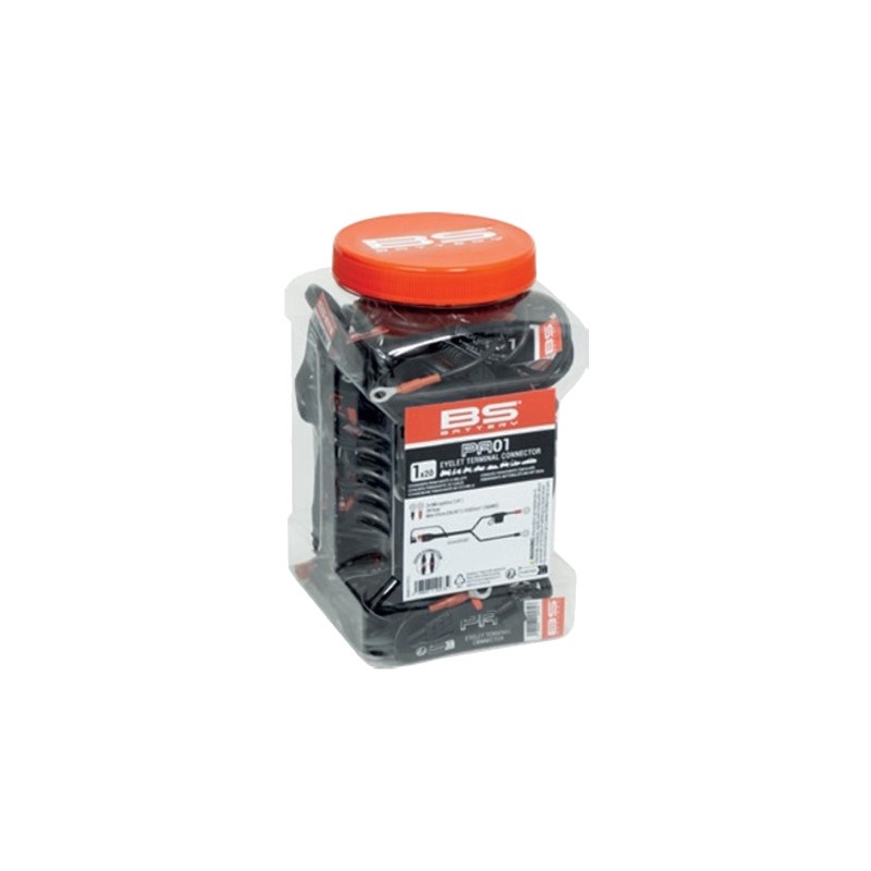 BS BATTERY Cable de conexión permanente con fusible PA-01 - Bote 20 unidades 1127013