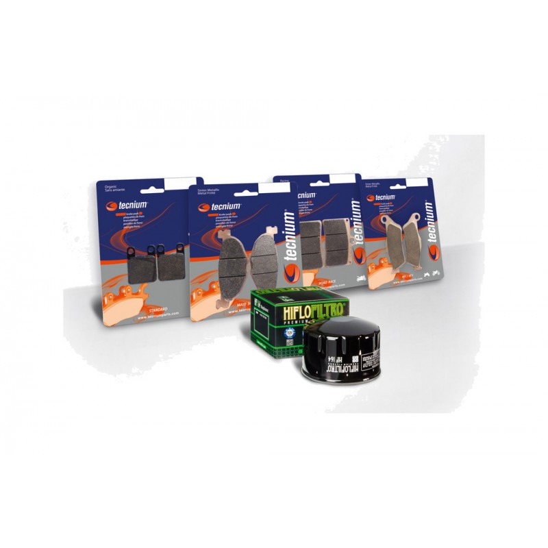 BIHR Kit de mantenimiento filtros aceite y pastillas freno 3031188