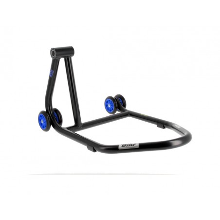 BIHR Left single arm easel blue wheels HOME TRACK REAR STAND 3032097