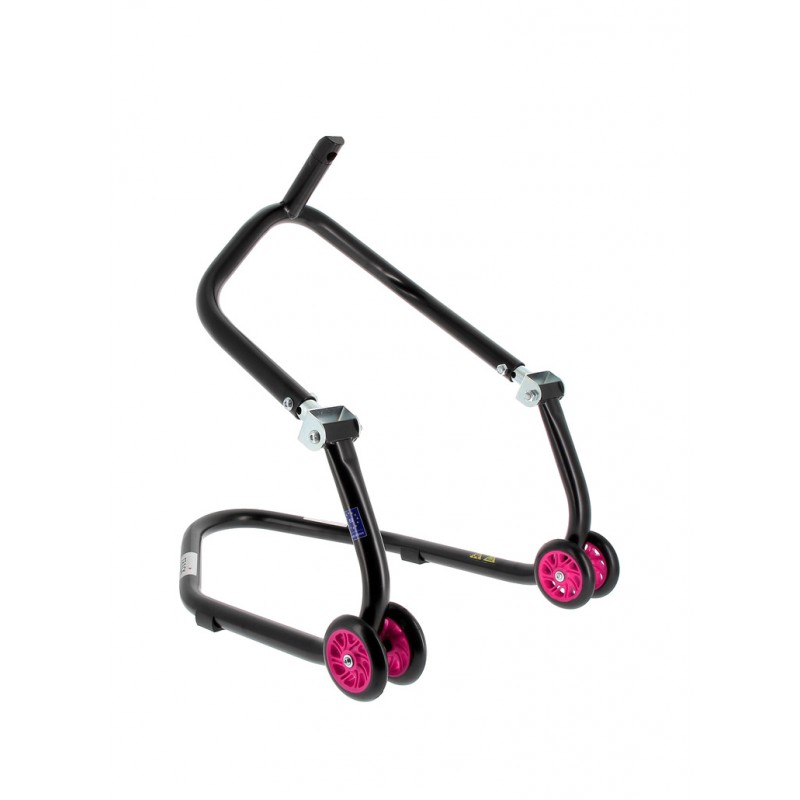 BIHR Caballete delantero al chasis ruedas rosas HOME TRACK FRONT STAND 3032103