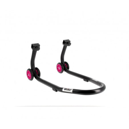 BIHR Caballete delantero ruedas rosas HOME TRACK FRONT STAND 3032104