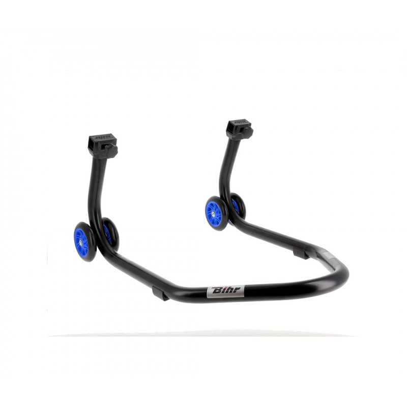 BIHR Rear stand with colored support and blue wheels HOME TRACK 'V' 3032109