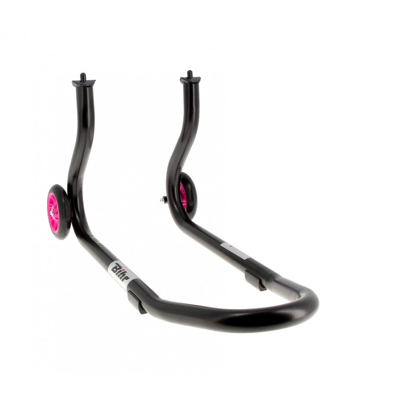 BIHR Caballete delantero ruedas rosas HOME TRACK FRONT STAND 3032126