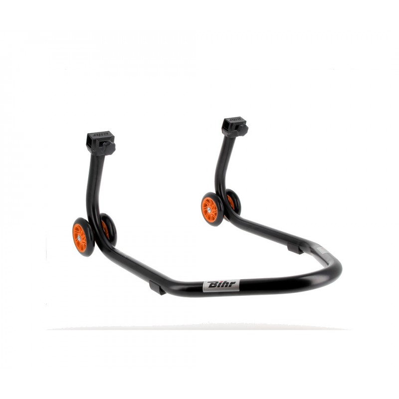 BIHR Rear stand with colored support and orange wheels HOME TRACK 'L' 3032134