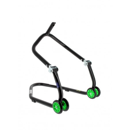 BIHR Caballete delantero al chasis ruedas verdes HOME TRACK FRONT STAND 3032144