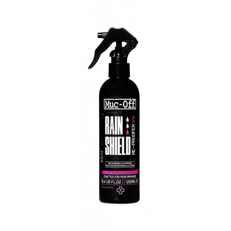 MUC-OFF Spray impermeabilizante para impermeabilizar todo tipo de tejidos lluvia X12 SHIELD RE-PROOFER 3051661