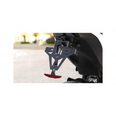 HIGHSIDER License plate holder for motorcycle with light AKRON-RS PRO 1122270