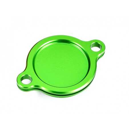 V PARTS Tapa filtro de aceite verde Kawasaki Suzuki 38215