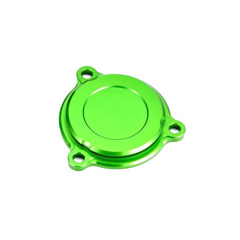 V PARTS Tapa filtro de aceite verde Kawasaki 38216
