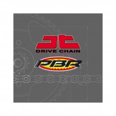 JT DRIVE CHAIN Kit de cadena Super Reforzado corona Standard 525Z3 17/45 3037705