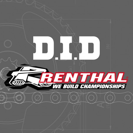 DID Ren chain kit with reinforced and self-cleaning rear sprocket 420NZ3 14/47 ULTRA-LIGHT 3042363