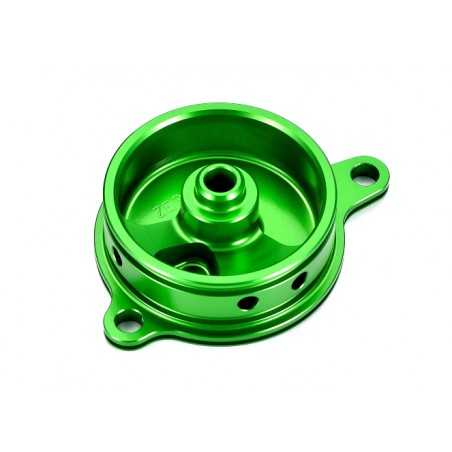 Oil filter cover verde Kawasaki