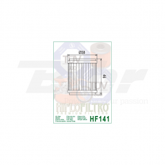Filter, oil  HF141/HF140