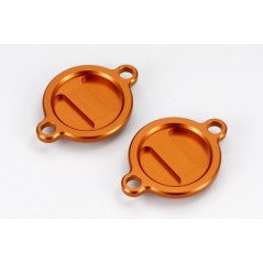V PARTS Tapa filtro de aceite naranja Ktm 38222