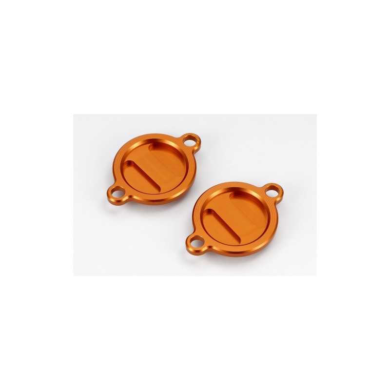 V PARTS Tapa filtro de aceite naranja Ktm 38222