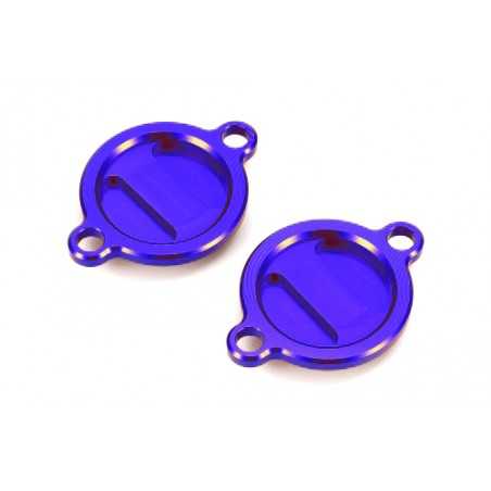 V PARTS Tapa filtro de aceite azul 38224